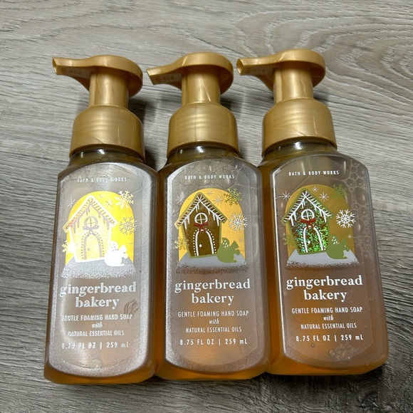 Bath & Body Works Other - 3 Bath & Body Works Gingerbread Bakery Foaming Hand Soaps NEW